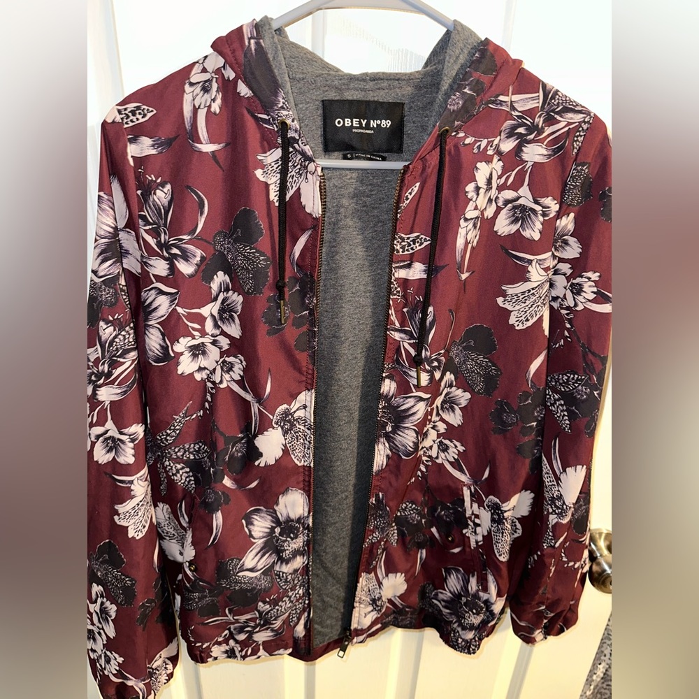 Obey propaganda floral jacket